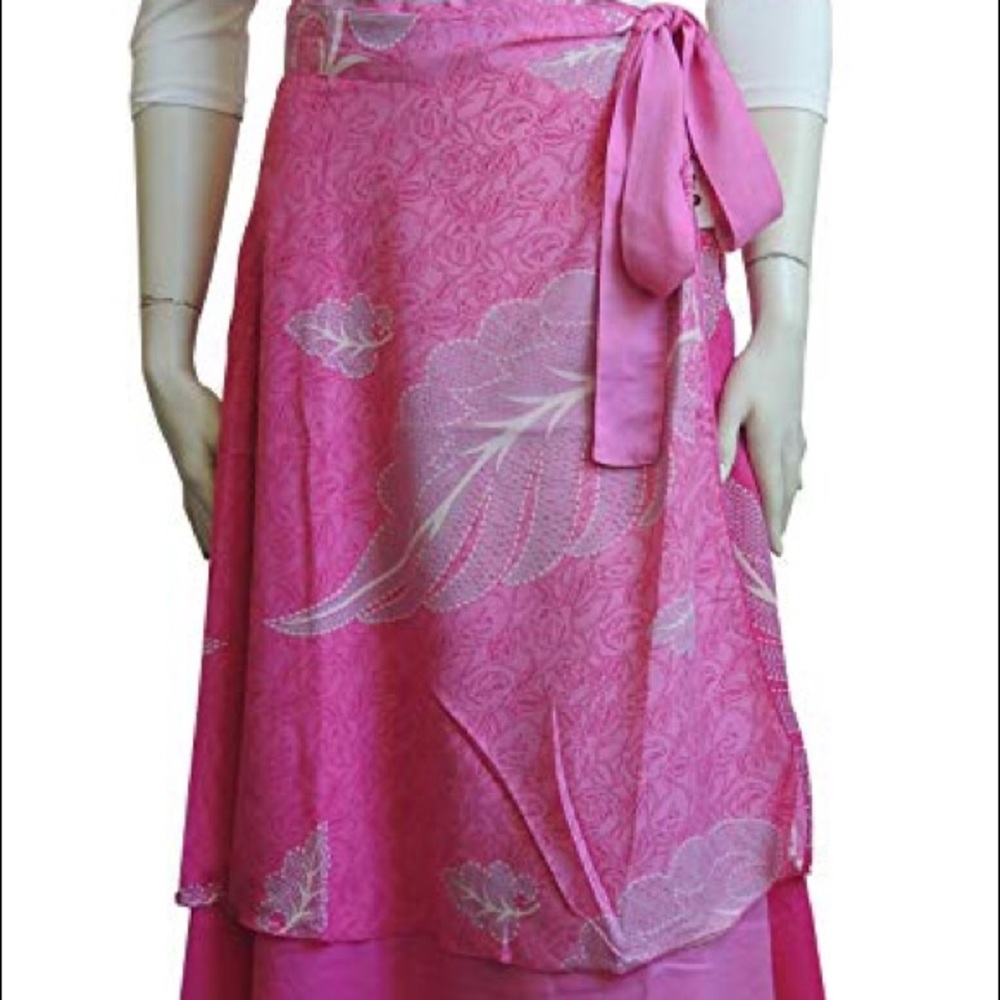 Silk wrap dress from Hawaii